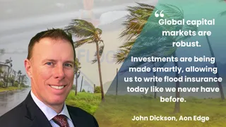 Aon Edge CEO: Private flood insurance can swallow up to 90% of NFIP market